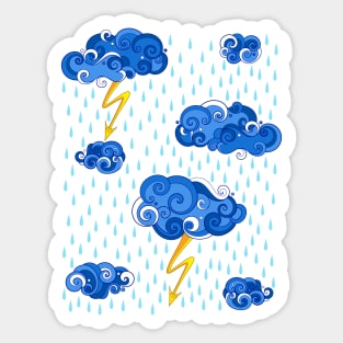 Fairytale Weather Forecast Print Sticker